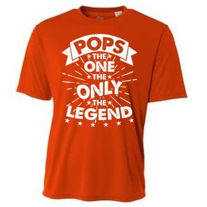 Pops The One The Only The Legend Cooling Performance Crew T-Shirt