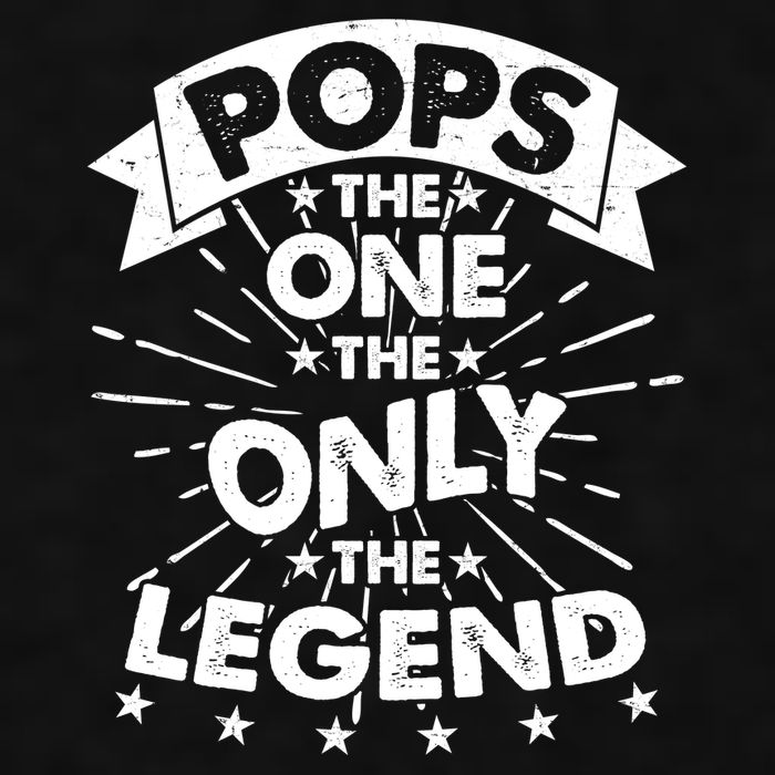Pops The One The Only The Legend Ladies PosiCharge Tri-Blend Wicking Tank