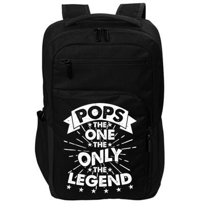 Pops The One The Only The Legend Impact Tech Backpack