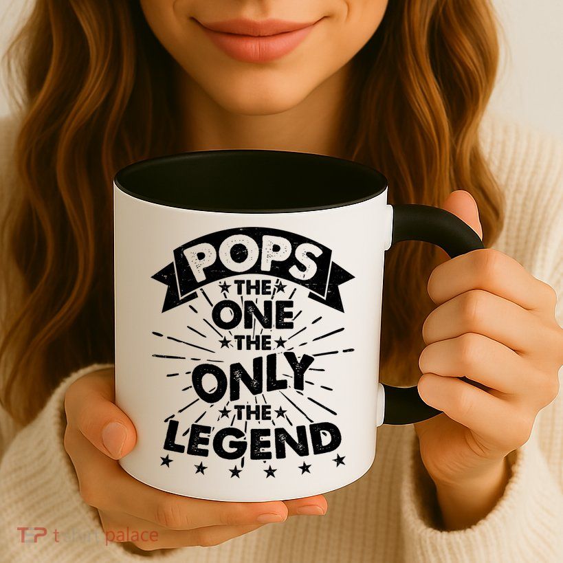 Pops The One The Only The Legend Mug