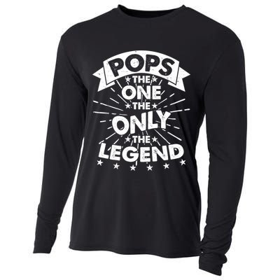 Pops The One The Only The Legend Cooling Performance Long Sleeve Crew