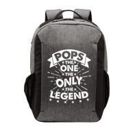 Pops The One The Only The Legend Vector Backpack