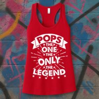Pops The One The Only The Legend Womens Tank Top