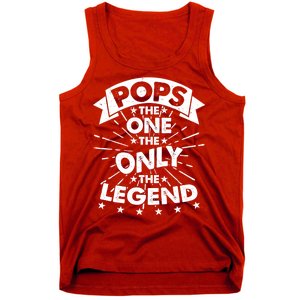 Pops The One The Only The Legend Tank Top