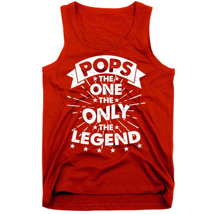 Pops The One The Only The Legend Tank Top