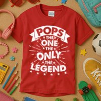 Pops The One The Only The Legend Kids T-Shirt