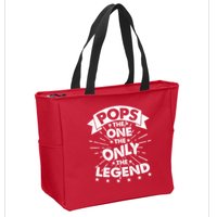 Pops The One The Only The Legend Zip Tote Bag