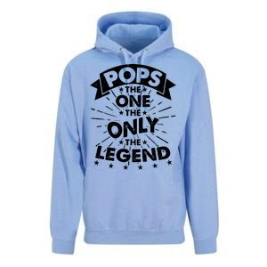 Pops The One The Only The Legend Unisex Surf Hoodie