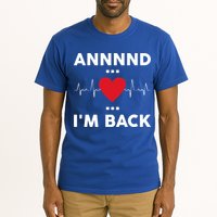 Post Operation Red Heart Back Open Heart Surgery Warrior Gift Tall T-Shirt