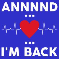 Post Operation Red Heart Back Open Heart Surgery Warrior Gift Tall T-Shirt