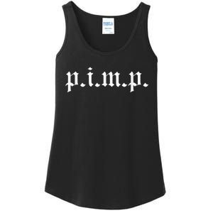 PIMP - Oldschool Rapper Pimpin ain't easy p.i.m.p. Ladies Essential Tank