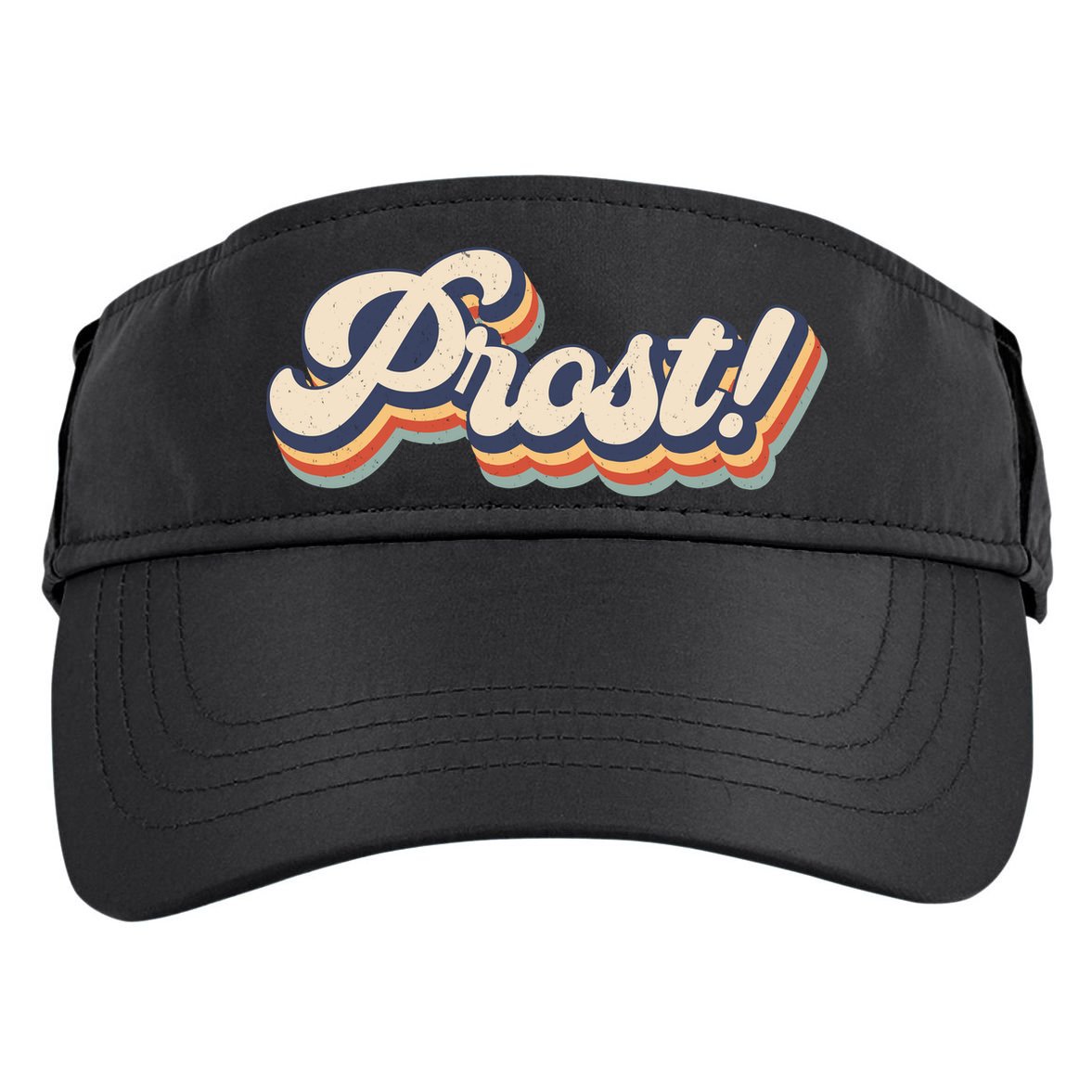 Prost Oktoberfest Retro Groovy Adult Drive Performance Visor