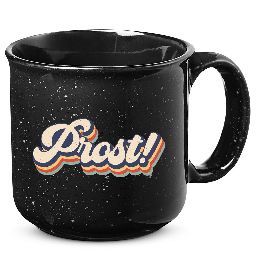 Prost Oktoberfest Retro Groovy 15oz Campfire Ceramic Mug