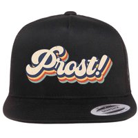 Prost Oktoberfest Retro Groovy Flatbill Hat