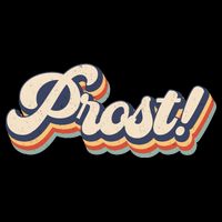 Prost Oktoberfest Retro Groovy Flatbill Hat