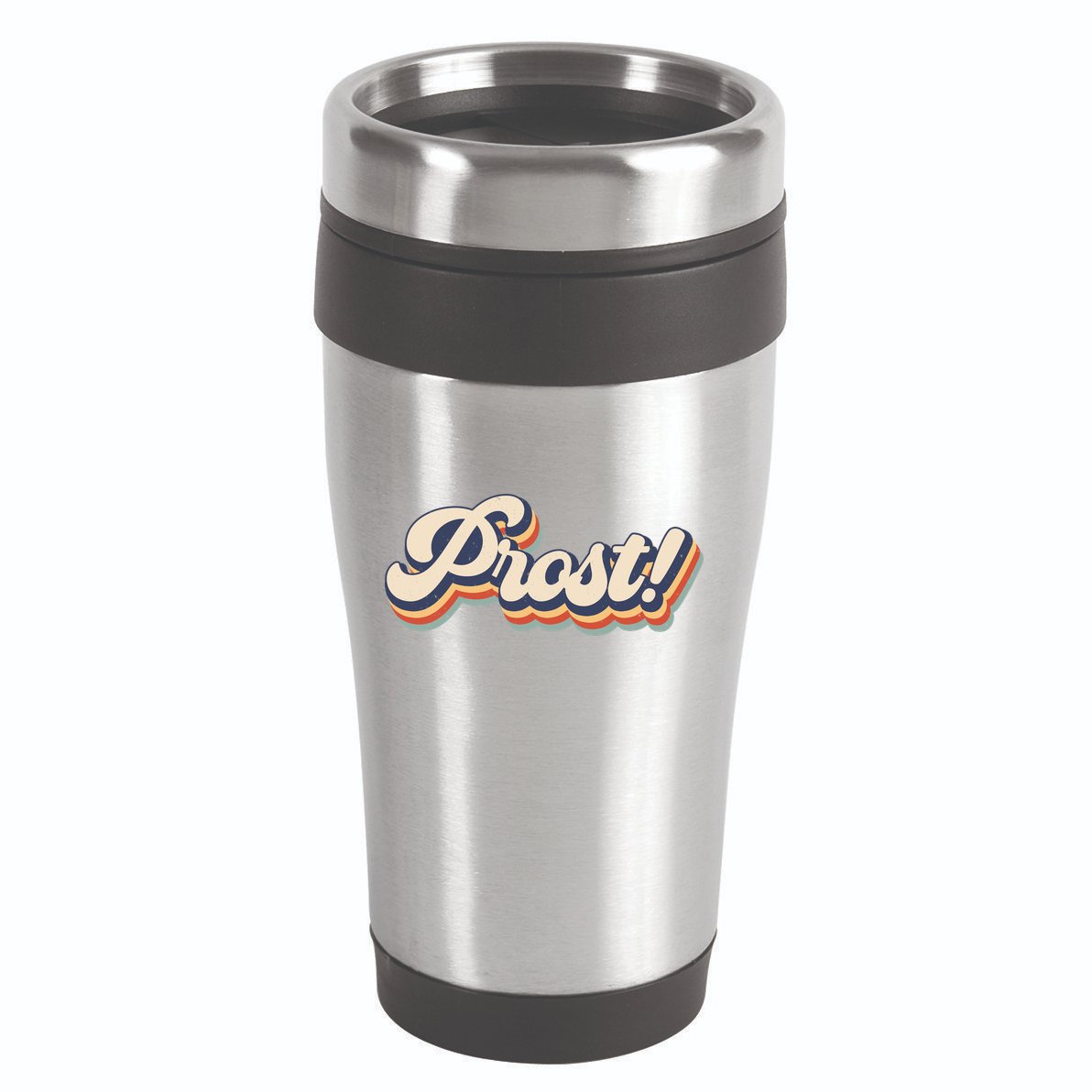Prost Oktoberfest Retro Groovy 16oz Travel Tumbler