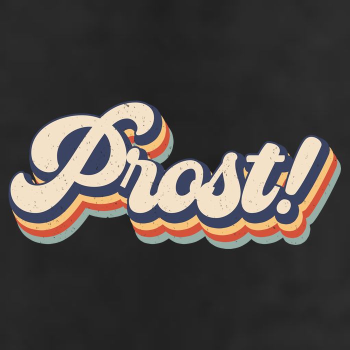 Prost Oktoberfest Retro Groovy 25L Jumbo Tote
