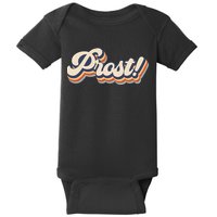 Prost Oktoberfest Retro Groovy Baby Bodysuit