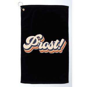 Prost Oktoberfest Retro Groovy Platinum Collection Golf Towel