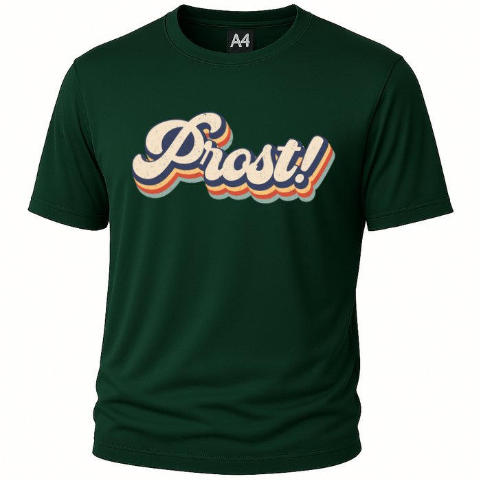 Prost Oktoberfest Retro Groovy Cooling Performance Crew T-Shirt