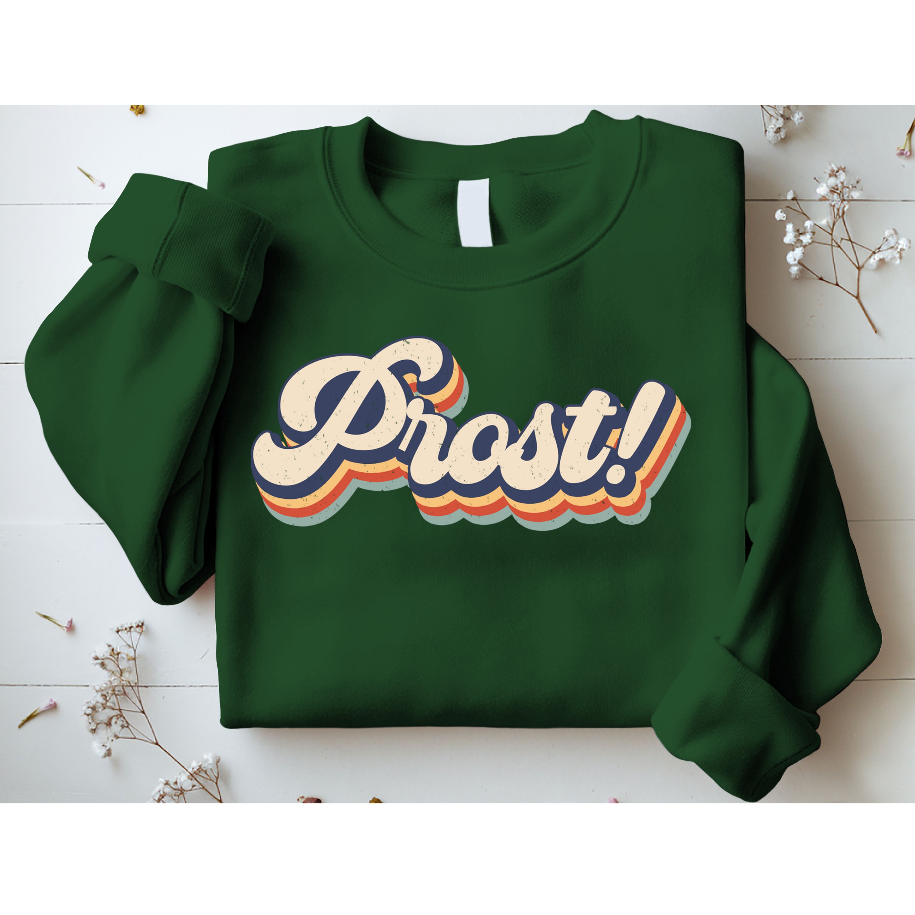 Prost Oktoberfest Retro Groovy Sweatshirt
