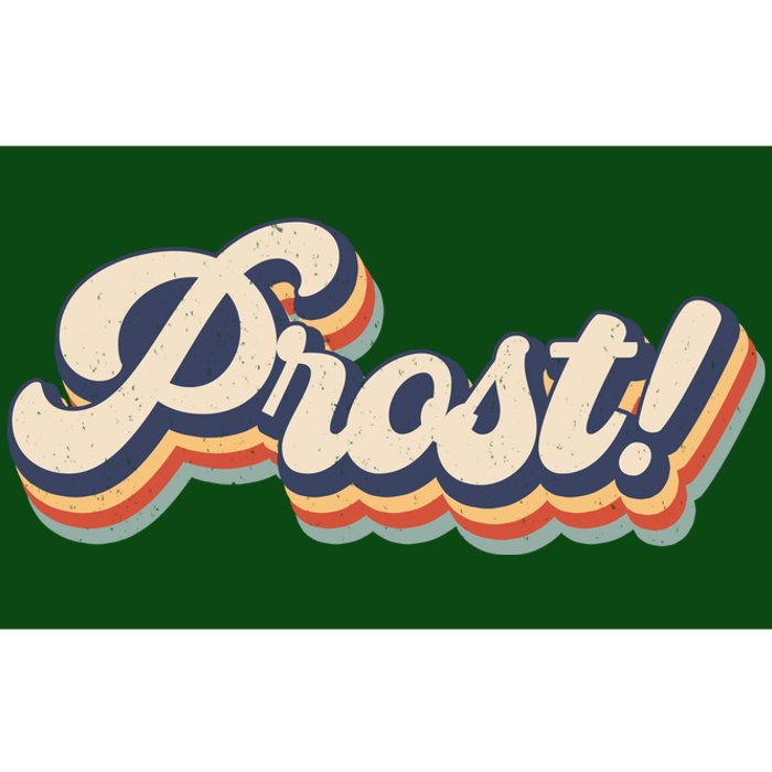 Prost Oktoberfest Retro Groovy Bumper Sticker