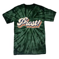 Prost Oktoberfest Retro Groovy Tie-Dye T-Shirt