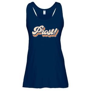 Prost Oktoberfest Retro Groovy Ladies Essential Flowy Tank