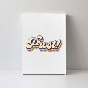 Prost Oktoberfest Retro Groovy Canvas