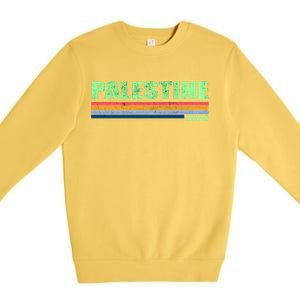 Palestine Ohio Retro Premium Crewneck Sweatshirt