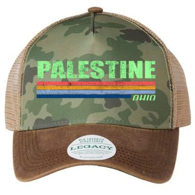 Palestine Ohio Retro Legacy Tie Dye Trucker Hat