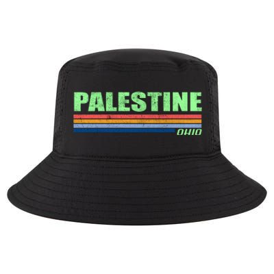 Palestine Ohio Retro Cool Comfort Performance Bucket Hat