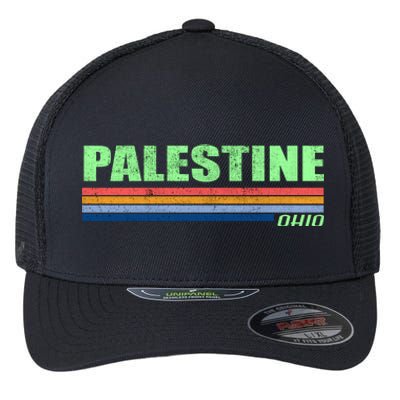 Palestine Ohio Retro Flexfit Unipanel Trucker Cap