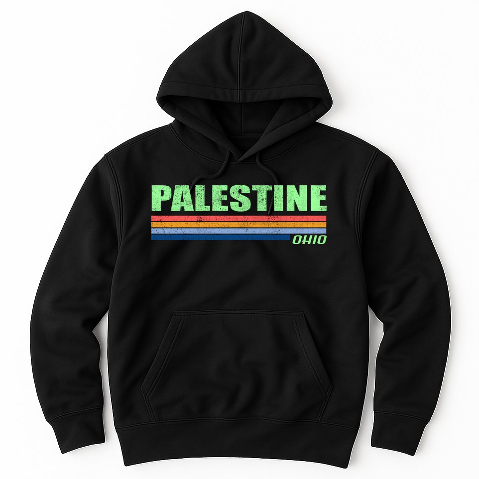 Palestine Ohio Retro Hoodie