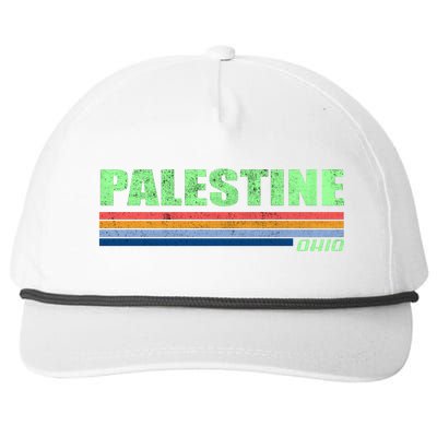 Palestine Ohio Retro Snapback Five-Panel Rope Hat