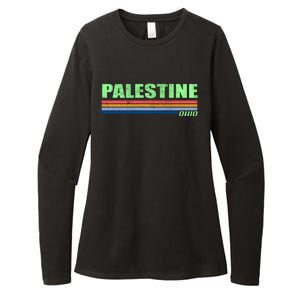 Palestine Ohio Retro Womens CVC Long Sleeve Shirt