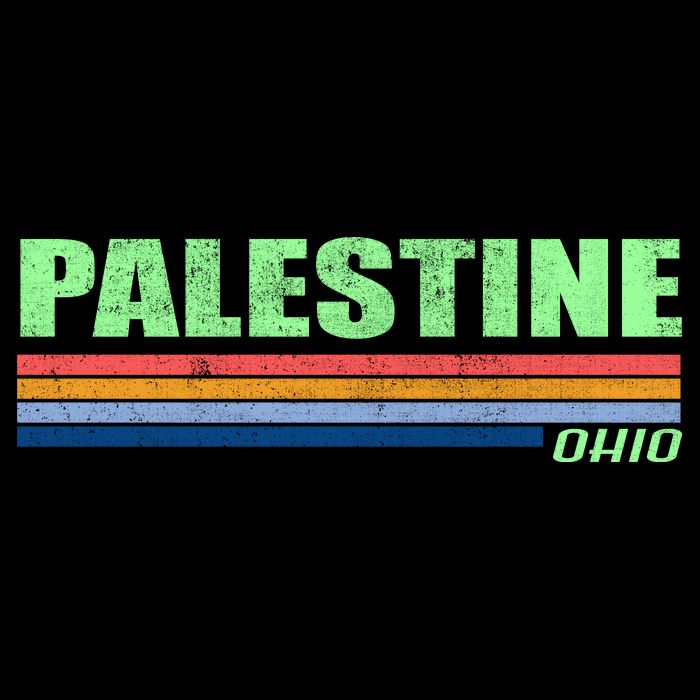 Palestine Ohio Retro Flatbill Hat