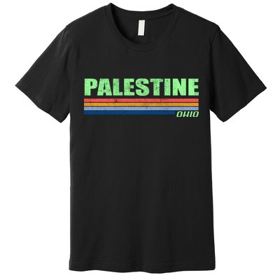 Palestine Ohio Retro Premium T-Shirt