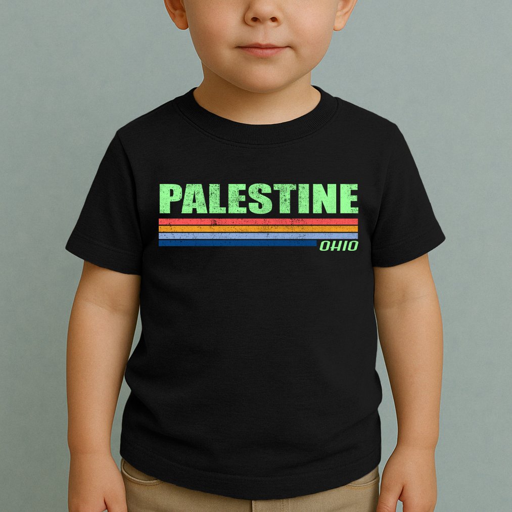 Palestine Ohio Retro Toddler T-Shirt