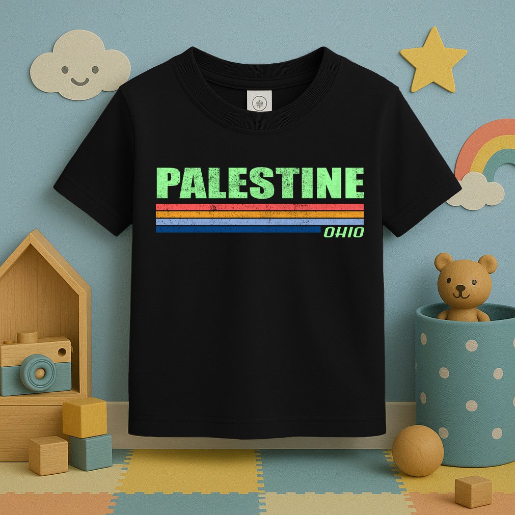 Palestine Ohio Retro Toddler T-Shirt