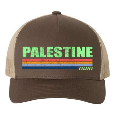 Palestine Ohio Retro Yupoong Adult 5-Panel Trucker Hat