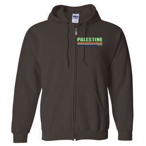 Palestine Ohio Retro Full Zip Hoodie