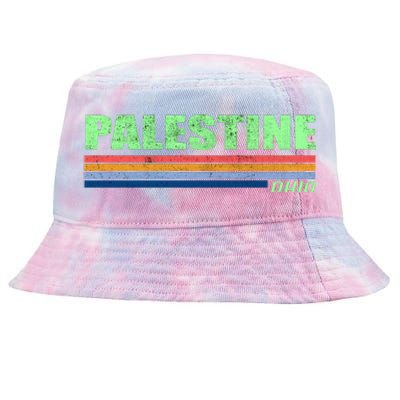 Palestine Ohio Retro Tie-Dyed Bucket Hat