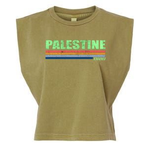 Palestine Ohio Retro Garment-Dyed Women's Muscle Tee