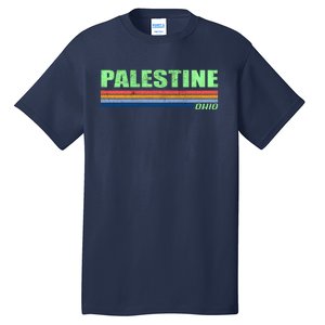 Palestine Ohio Retro Tall T-Shirt