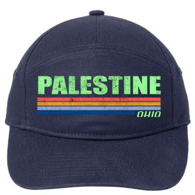 Palestine Ohio Retro 7-Panel Snapback Hat