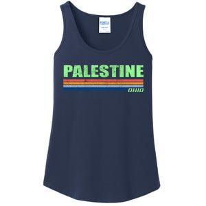 Palestine Ohio Retro Ladies Essential Tank