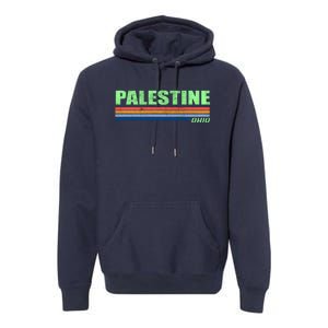 Palestine Ohio Retro Premium Hoodie