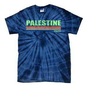 Palestine Ohio Retro Tie-Dye T-Shirt