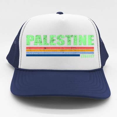 Palestine Ohio Retro Trucker Hat